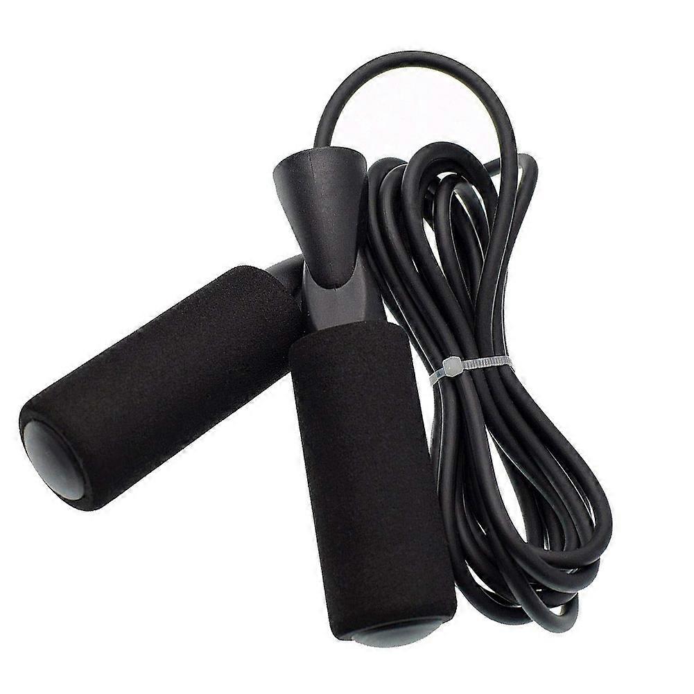 Jump Rope Adjustable for Fitness Boxing Double Unders Exercise - Black