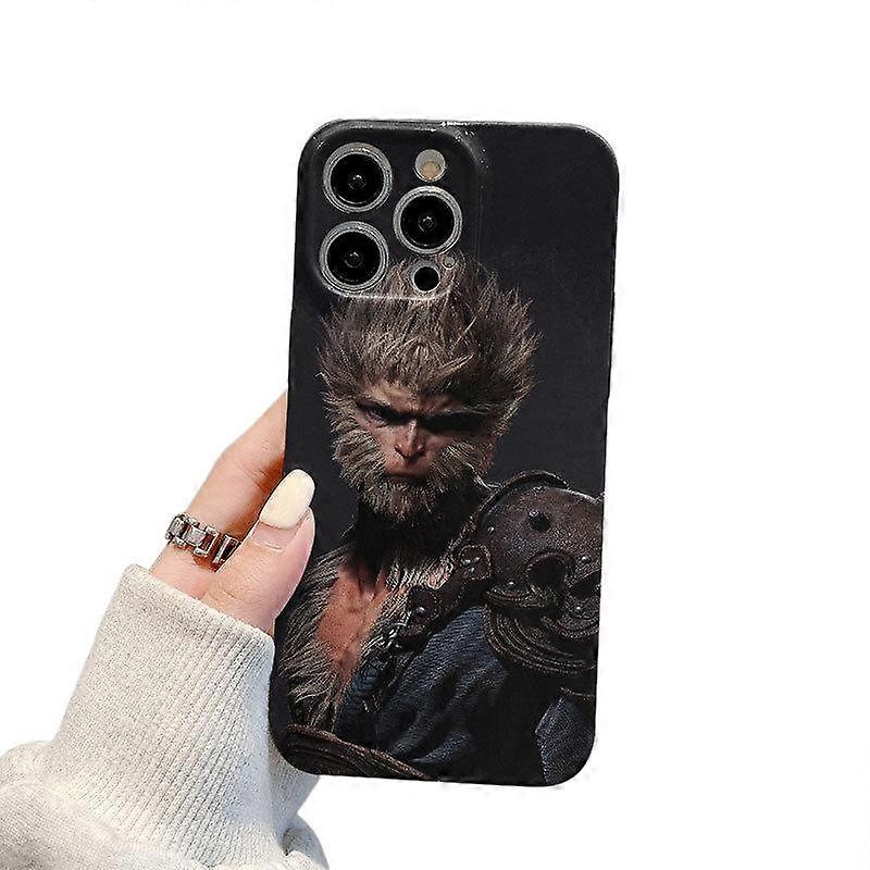 Black Myth Wukong Peripheral Mobile Phone Shell, Suitable For IPhone15promax, All-inclusive Anti-fall Mobile Phone Shell