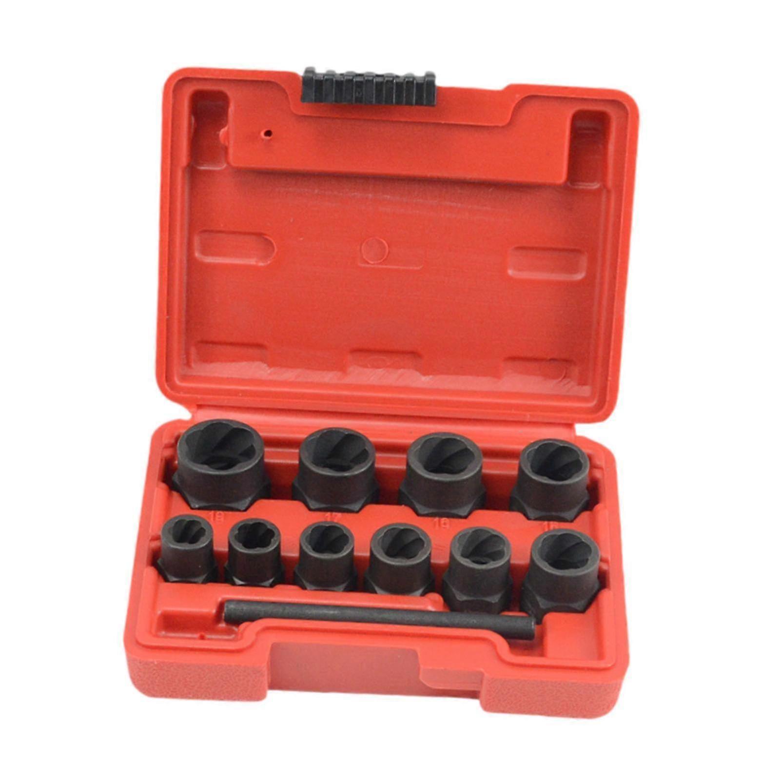 11Pcs Generic Nuts Screw Remover Set Sturdy Nuts Screw Socket Sleeve Set