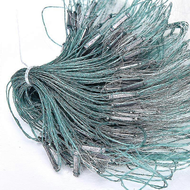 25m 3 Layers Monofilament Gill Fishing Net With Float Fish Trap Fishing Tools Hfmqv