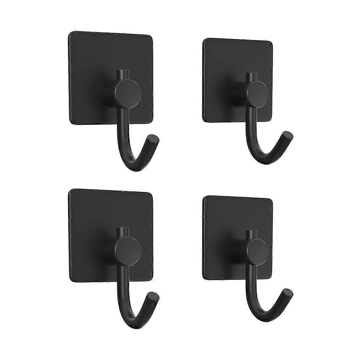 Self-adhesive Hooks, Heavy Duty Wall And Door Hooks For Hanging, Bathroom Tower Hooks And Kitchen H