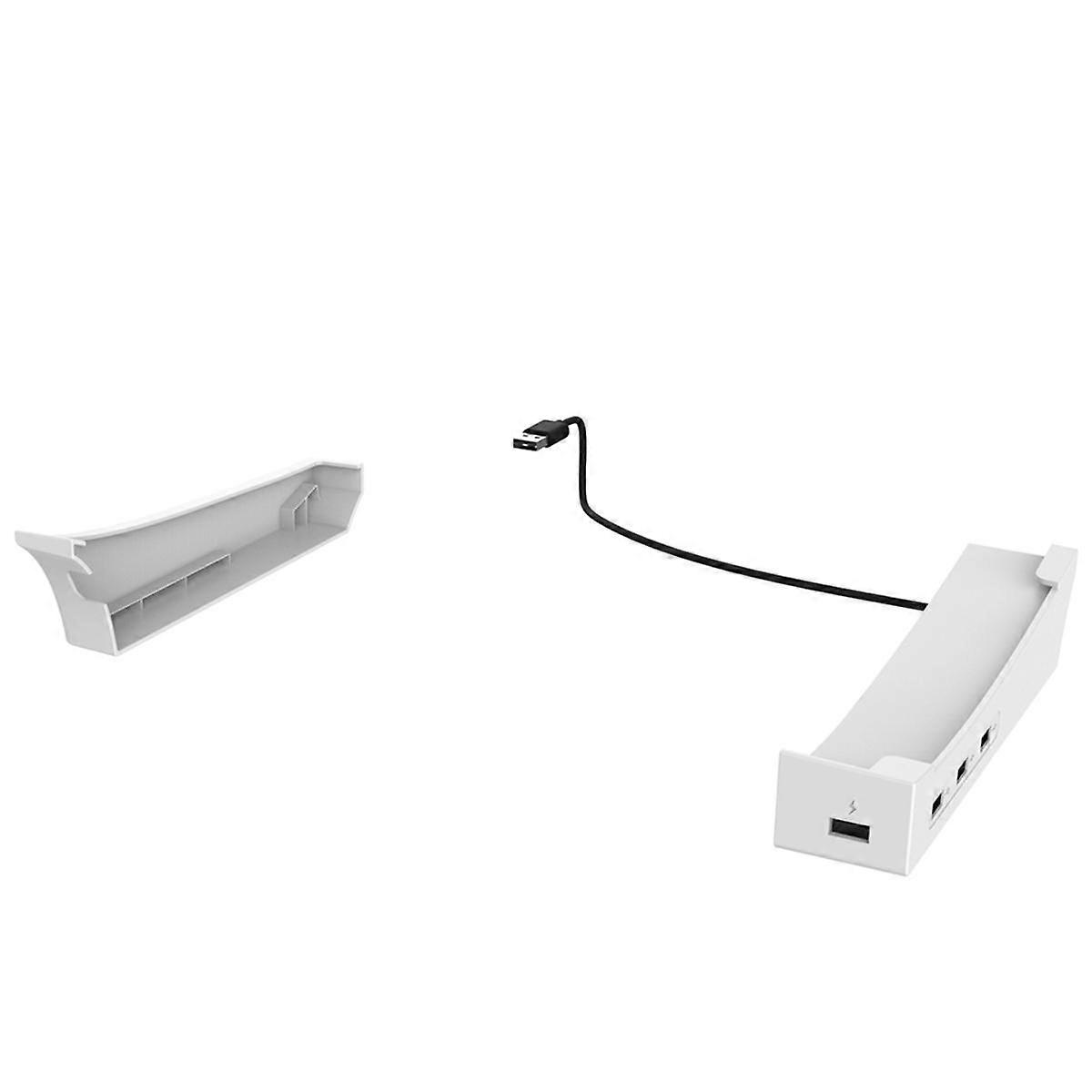 For Slim Console Horizontal Stand Organizer 4 USB Ports Multi-Functional and Convenient Game Console Accessories