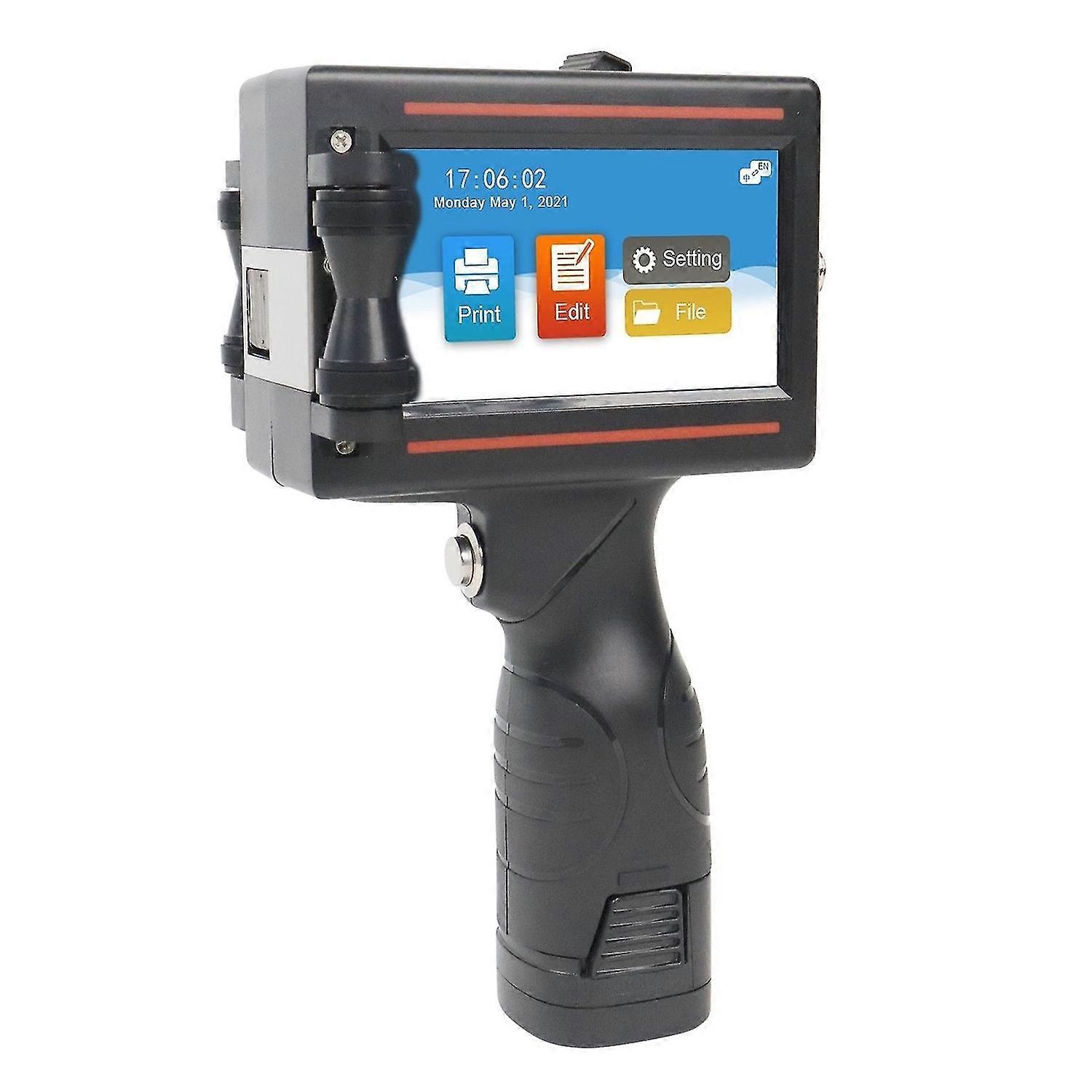 Handheld Printer Portable Inkjet Printer High Definition Inkjet Code Printer with 4.3 Inch LED Touch