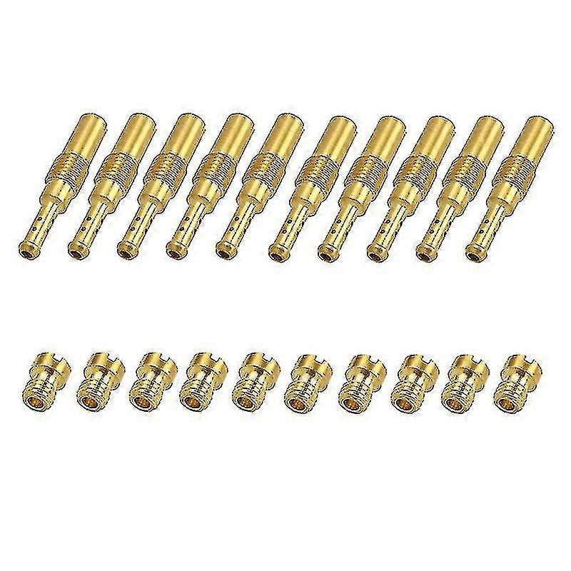 Bocal principal e auxiliar do bocal do carburador (cor:ouro)(20pcs)