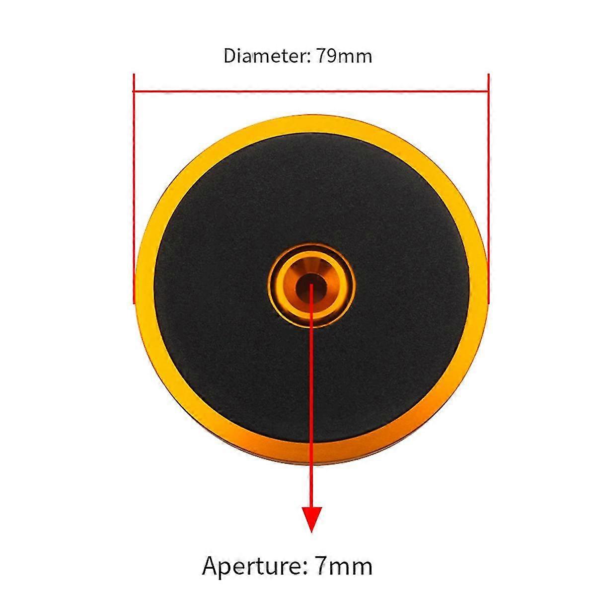 HiFi LP Vinyl Record Player Turntables Metal Disc Stabilizer Record Player Weight Clamp Gold