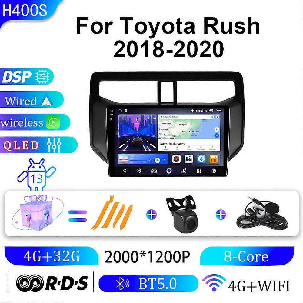 Geschikt voor Toyota Rush 18-20 in de auto Android navigatiesysteem met groot scherm, GPS-navigatie alles-in-één machine-2K