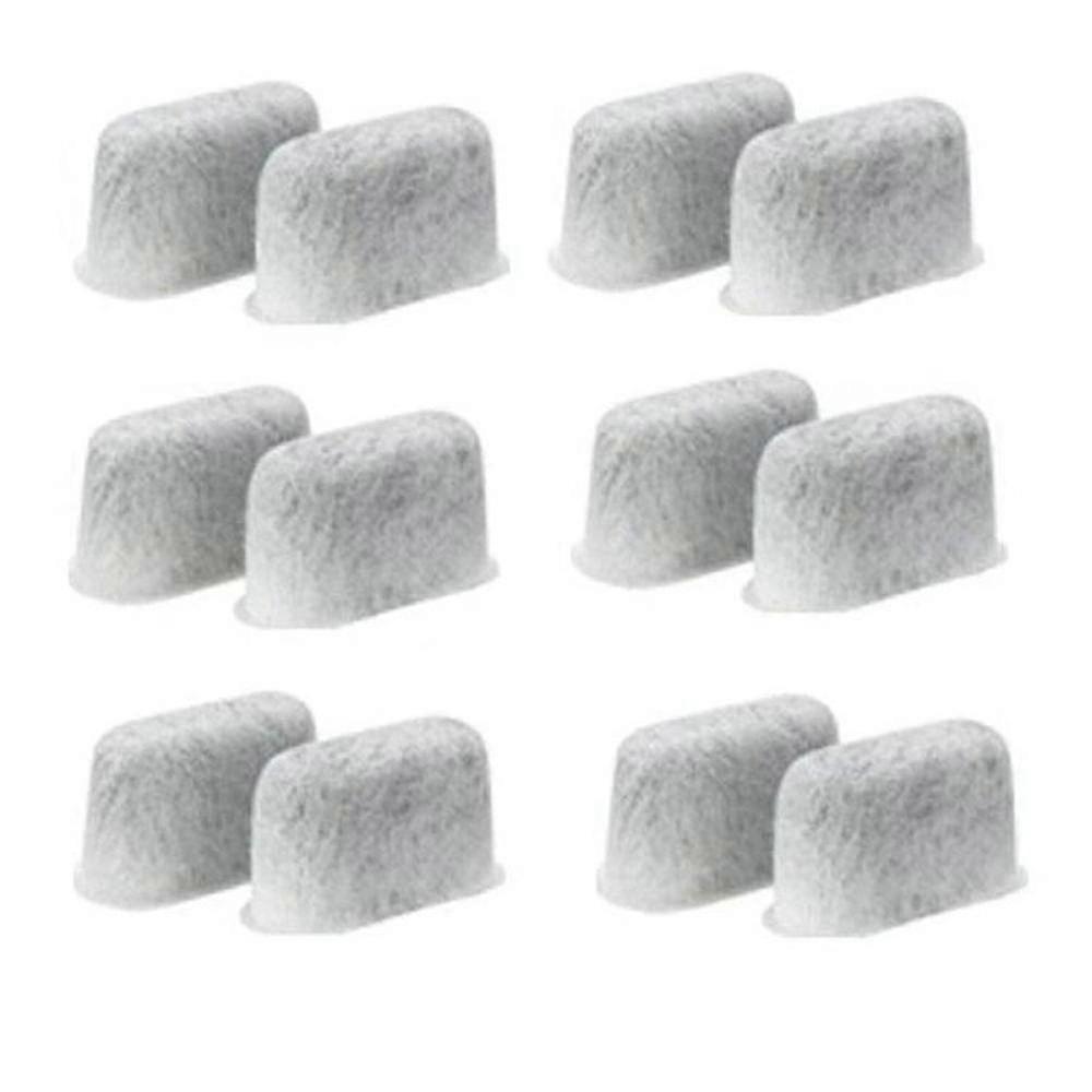 12 Pack Replacement Charcoal Water Filters For All Cuisinart Coffee Makers, Dcc-rwf