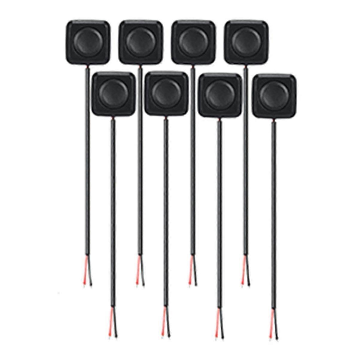 8Pcs 12V/24V Mini Momentary Push Button ON/Off Switch, Surface Mount, Easy Installation for Electro