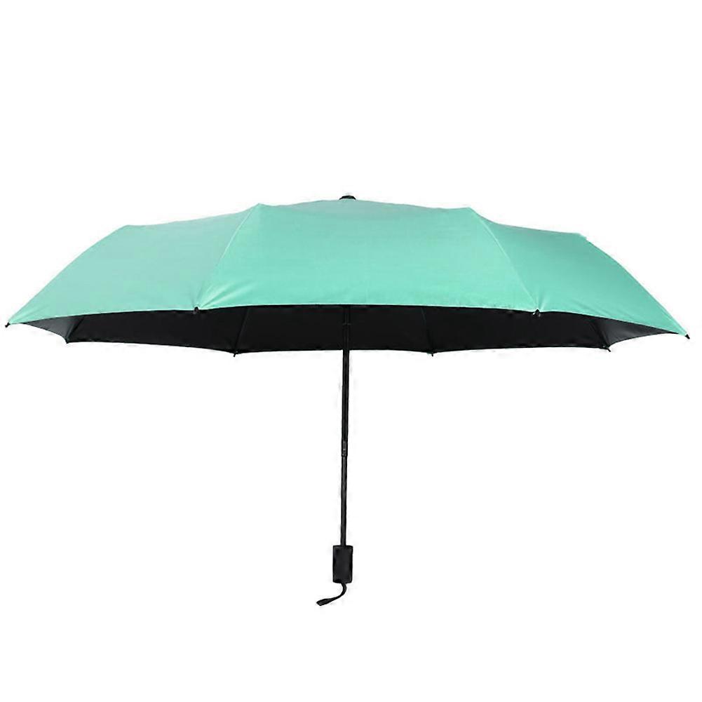 Lightweight Folding Umbrella Double Layer Anti-UV Sunscreen Sun Umbrella Three Fold Rain Umbrella