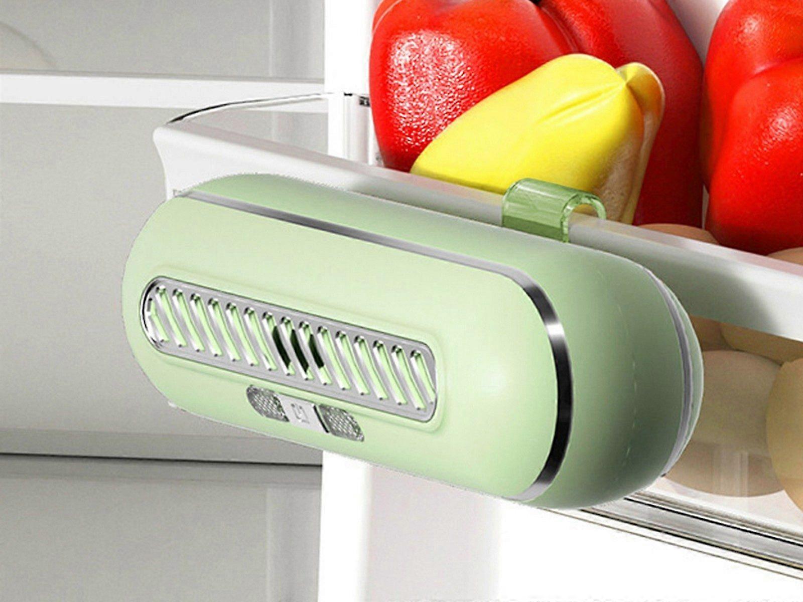 USB Rechargeable Refrigerator Deodorizer Shoe Cabinet Odor Eliminator - Green