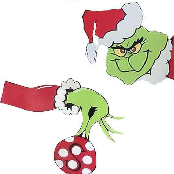 Xmas Personalized Elf Wall Hanging Ornament Creative Metal Wall