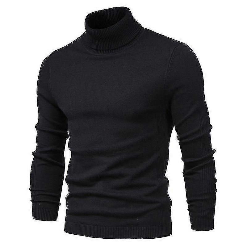Winter Turtleneck dicke Herren Pullover Casual Turtle Neck Solid Color Qualität Warm Slim Pullover Männer