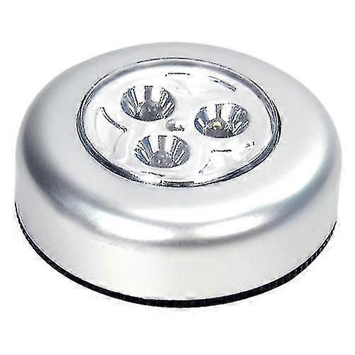 Autumn Promotion,5 Pack Self-adhesive Led Spot Lamp Night Light Powered By 3 Batteries For Wardrobe/cupboard/shelf/entrance/kitchen/passage