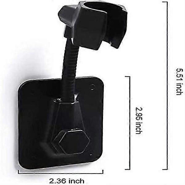 2pcs Shower Head Holder 360 Degree Adjustable Handheld Showerhead