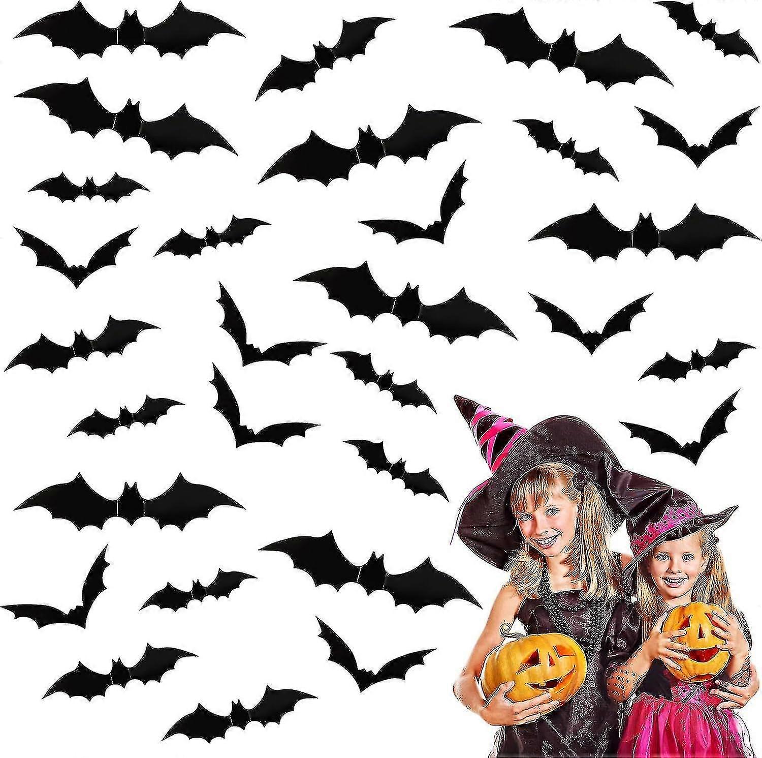 Decorative Halloween Bats Stickers - Window & Home Decor