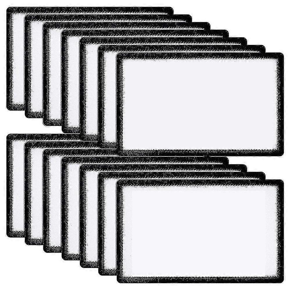 14 Pcs Sublimation Patches Blank Fabric Ironing Rectangular Blank Patches Fabric Repair Patches For