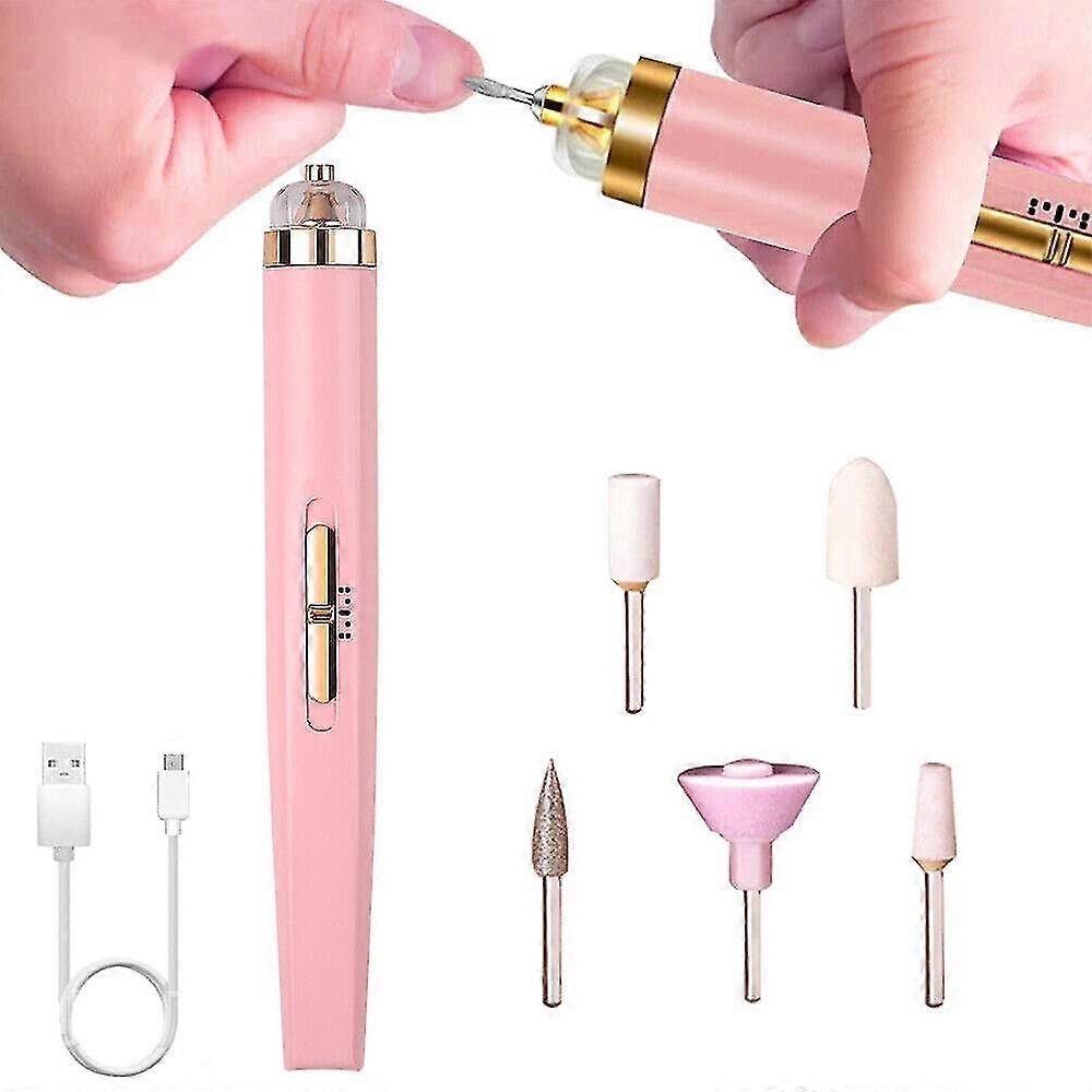 Portable Nail Drill Electric Manicure Kit File Acrylic Nail Art Machine Pedicure - SNNGV