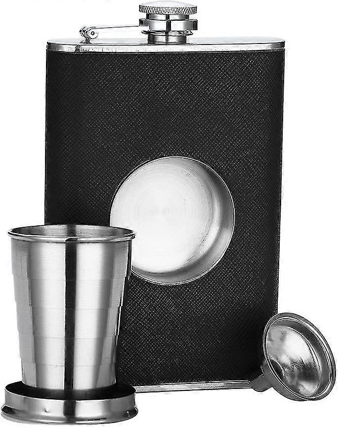 Qll Hip Flask With Useful Funnel Heilwiy Gift