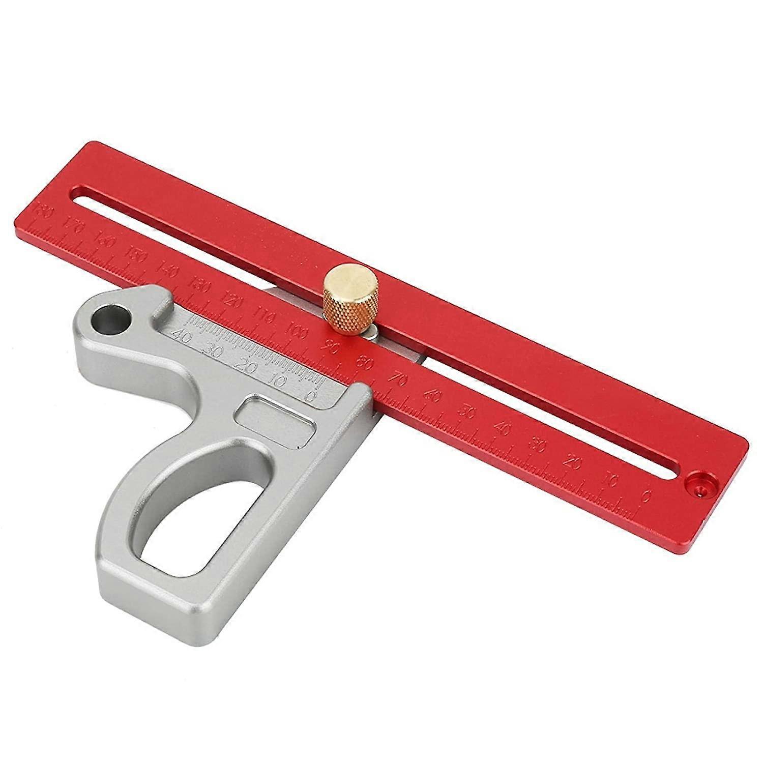 8 Length Scribe Gauge Angle Ruler 45 Degree 90 Degree for Marking on Ceramic Tile