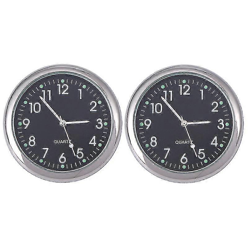 2pcs Car Clock Dashboard