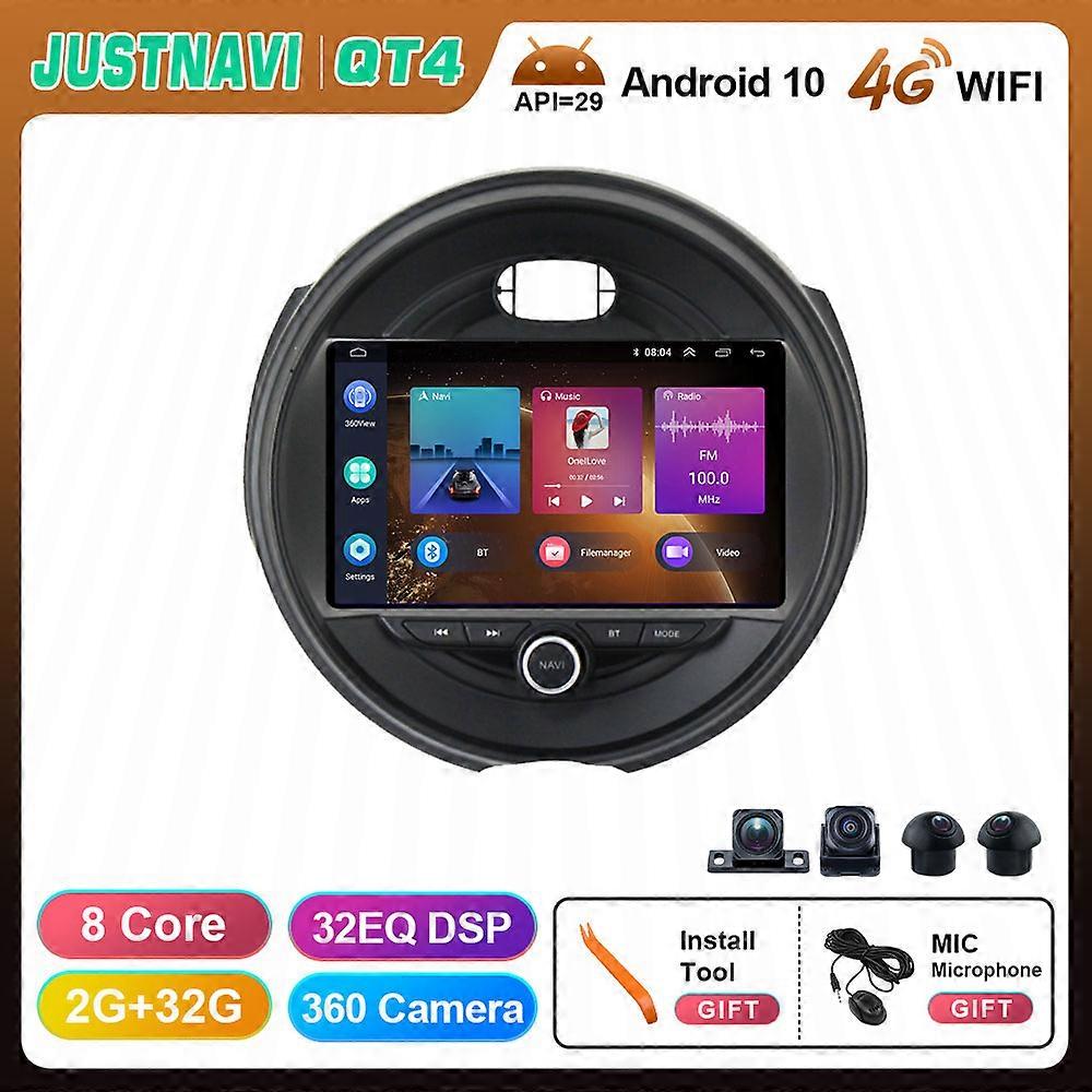 Redkid Pour MINI Cooper F54 F55 F56 F60 2015 - 2019 Voiture DVD Lecteur Multimédia Radio Android 10.