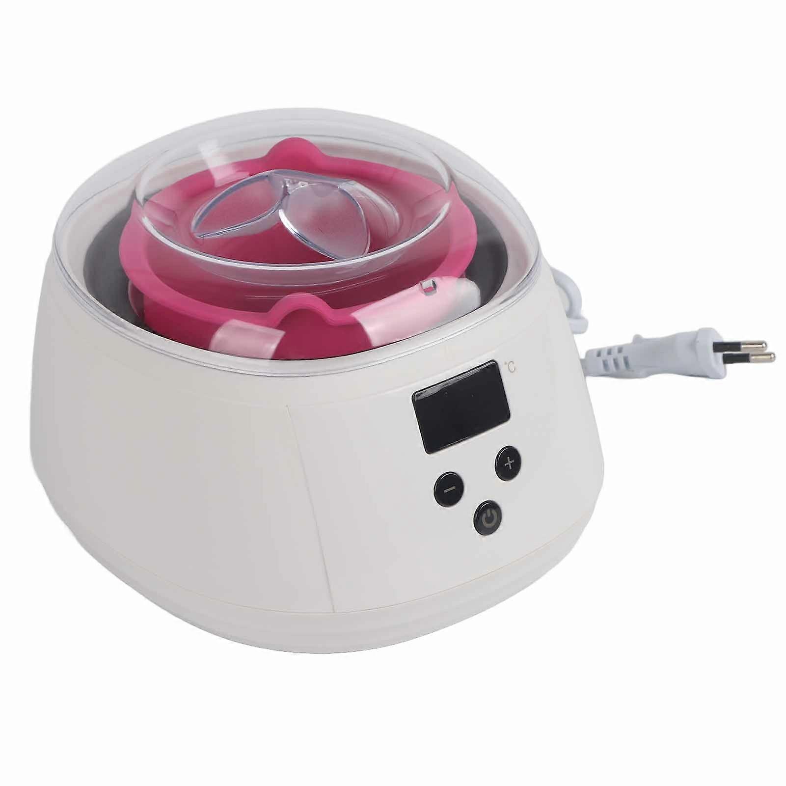 Wax Warmer Machine Professional LED Electric Hard Wax Heater with Silicone Wax Pot for Hair Removal 100240V EU Plug