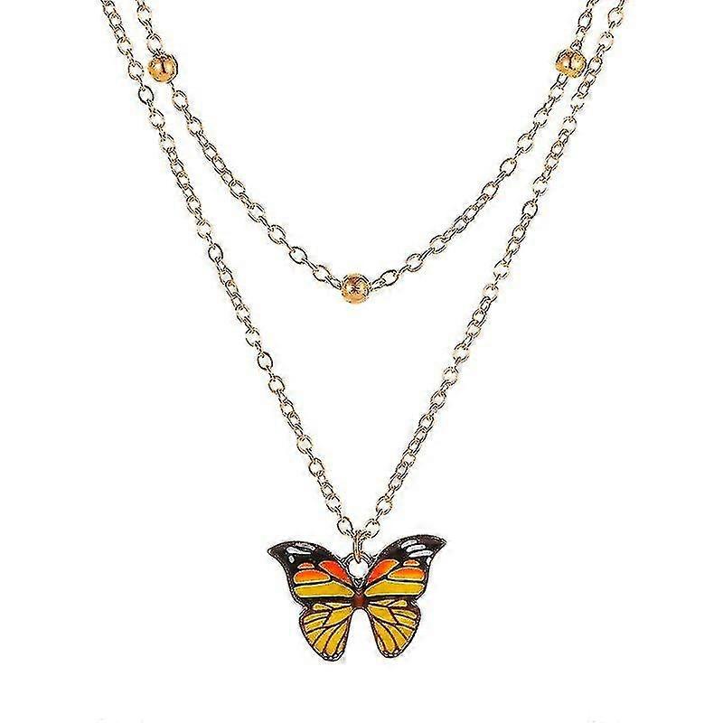 EVAGO Multilayer Butterfly Necklace