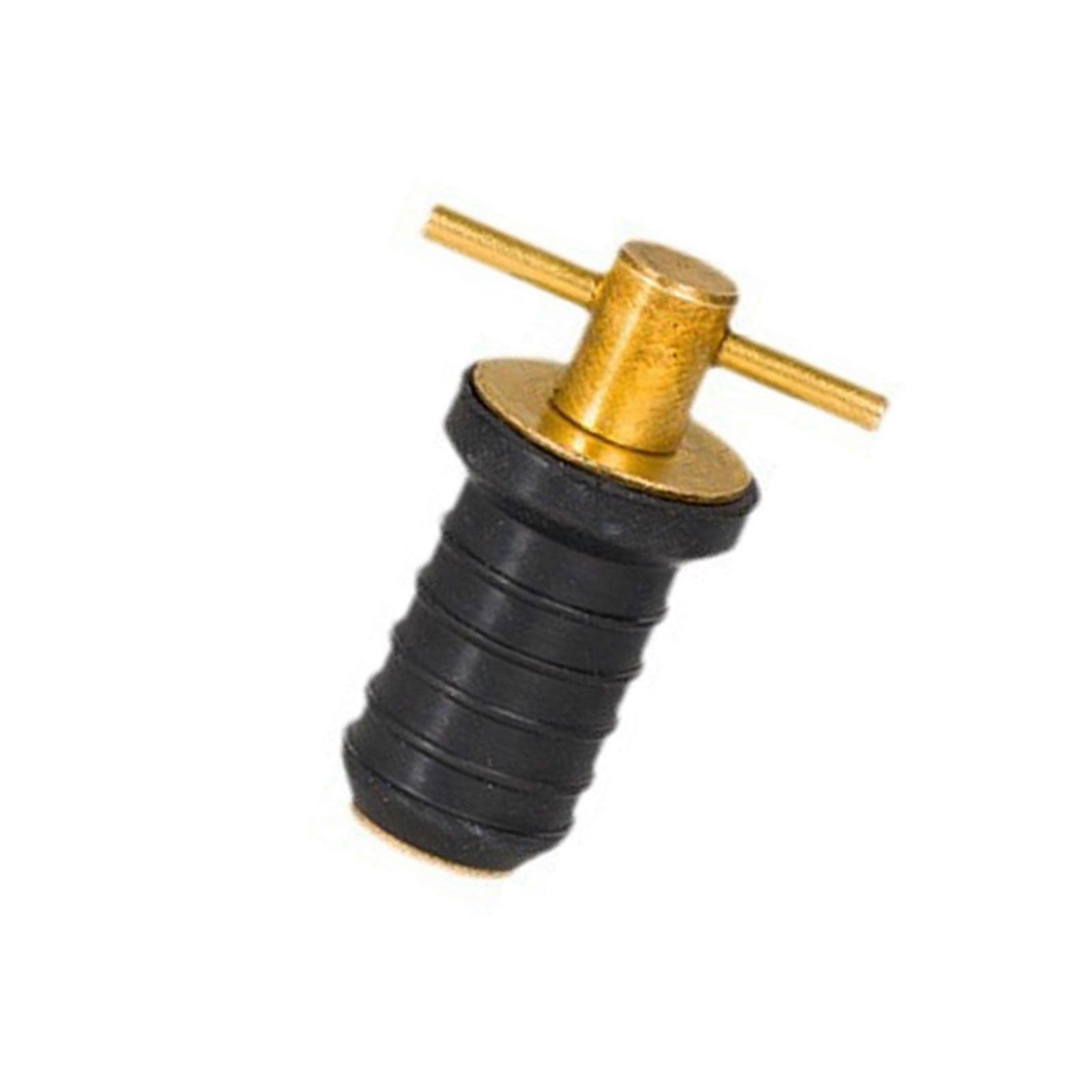 Brass Handle Drain Plug Easy to Use Replaces for Plumbing Kayaks Yachts T handle 17mm