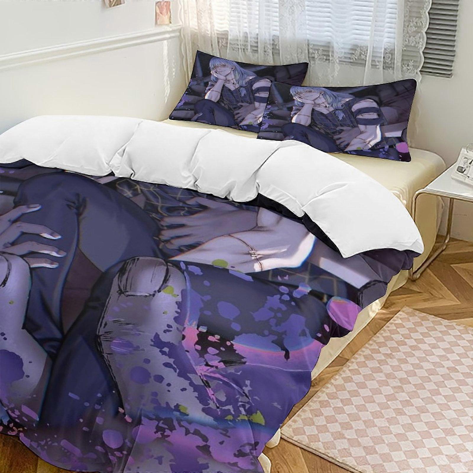 Bedding set Gs584 Jujutsu Kaisen Anime Home Bed 3-piece Set,Lightweight and comfortableMultiple sizes to choose from SH584
