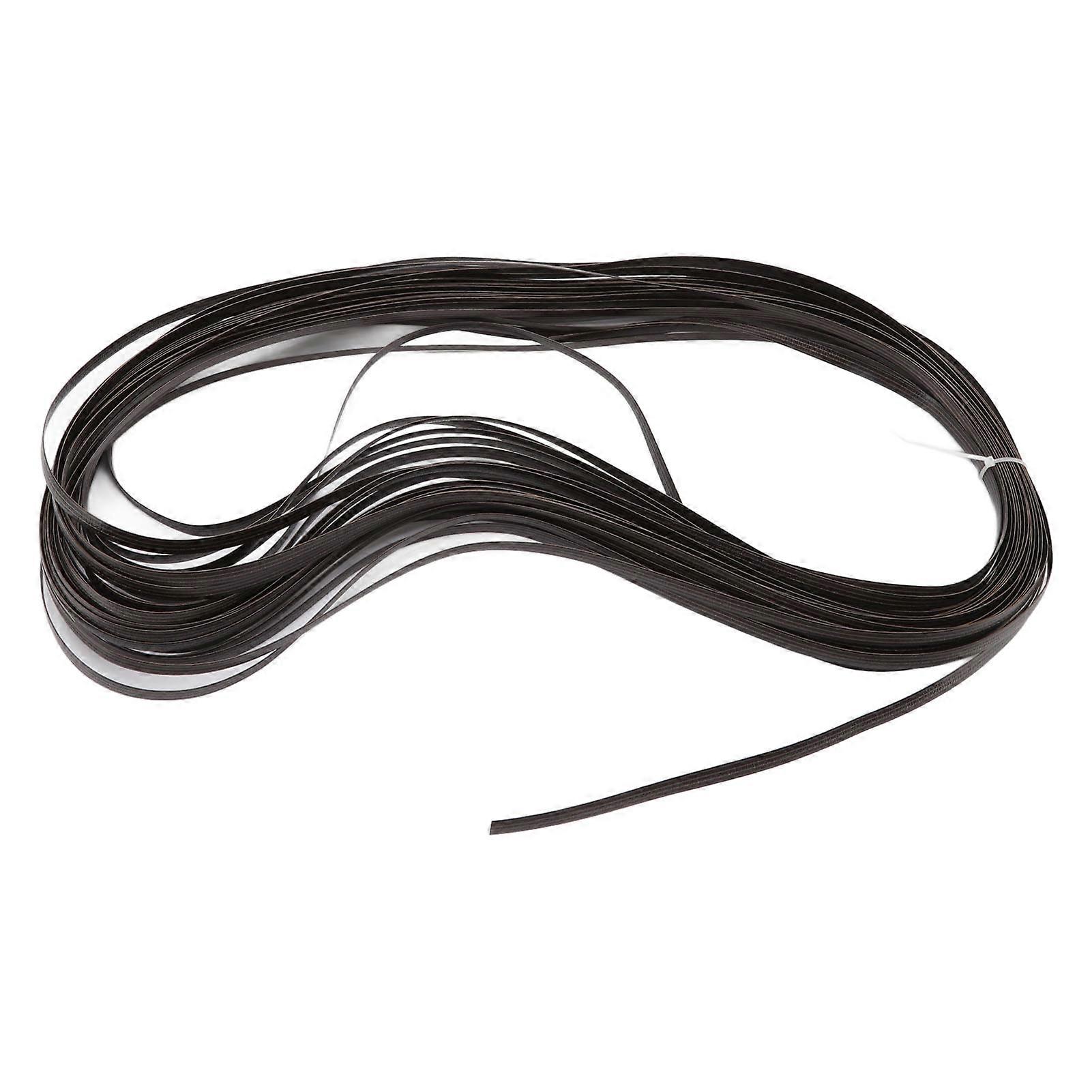 籐修理キットプラスチックパティオチェアテーブルソファ家具用合成籐素材両面ダークブラウン