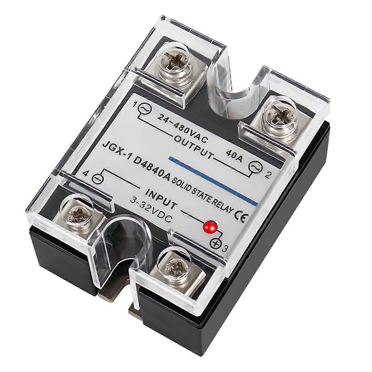 Single Phase Solid State Relay Single Phase SSR DC Control AC Solid State Relay 25A