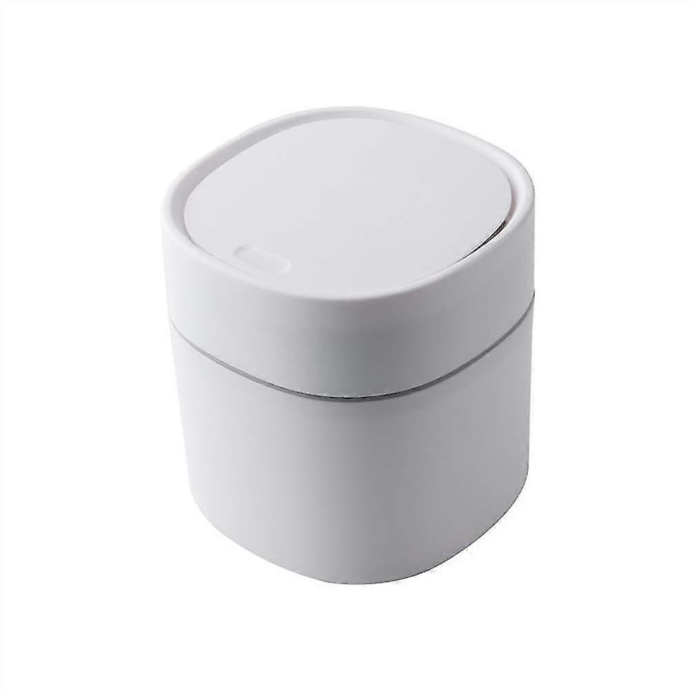Mini Desktop Waste Bin Garba Trasher Table Trash Can