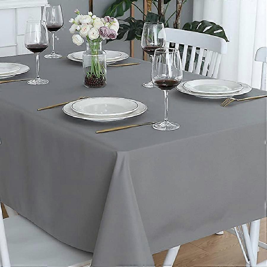Gray Indoor Softness, Rectangle Tablecloth (140x180cm), Polyester