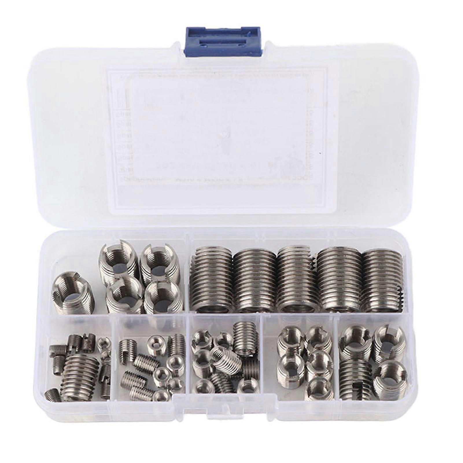 Stainless Steel Self Tapping Thread Inserts Set - 50Pcs for Repair and Reinforcement