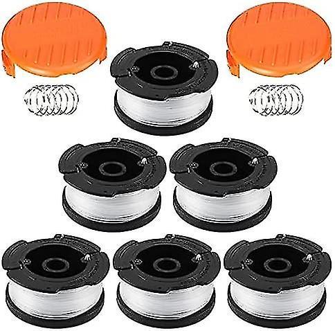 Replacement Spool Af-100 Grass Trimmer Auto Feed (6/8 Spools,2 Hood,2 Spring) (6pcs)