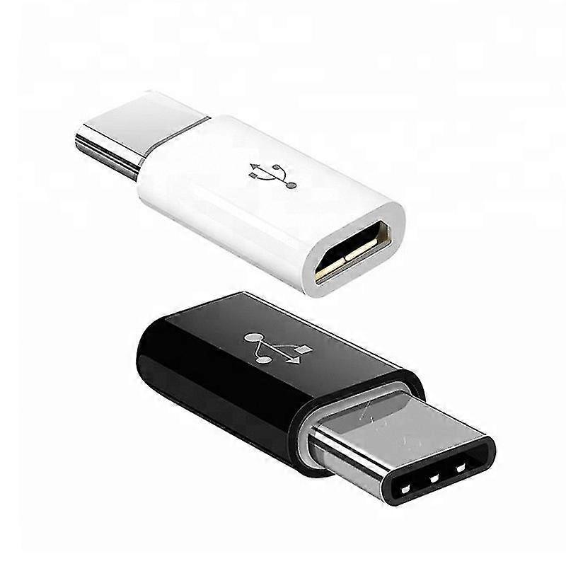 2 Pieces Usb C Adapter,usb C To Micro Usb Adapter Type C Male To Micro Usb Female Connector,micro Usb To Usb Type C Adapter,for P20/30 Other Smartphon
