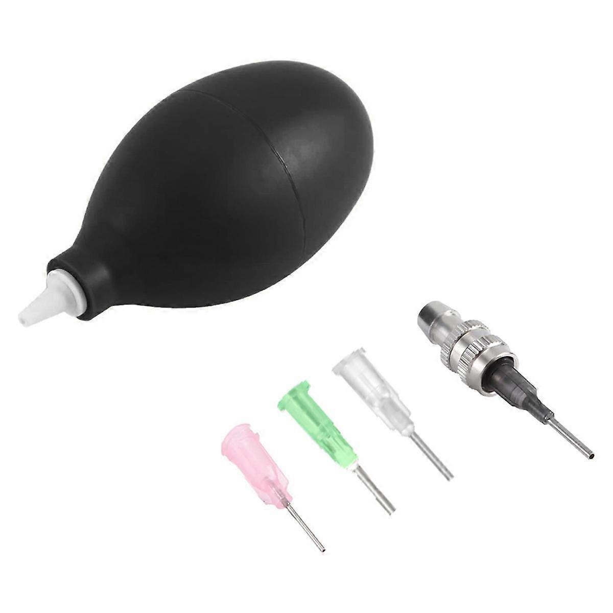 1Set Pottery Tools Supplies Ceramic Precision Applicator 3 Ounce Set Applicator Tips (Black)