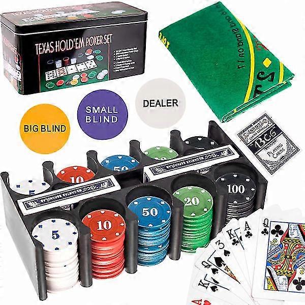 Poker set - Texas Holdem multicolor