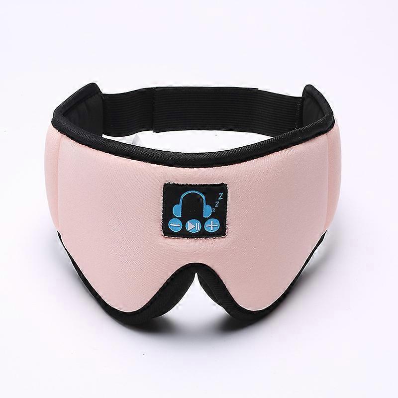 Wireless bluetooth sleep mask, shading and breathable sleep aids~pink~