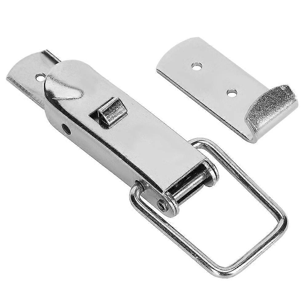 Stainless Steel Self Locking Cabinet Hasp Latch Catch Buckle for Case Box Trunk Door