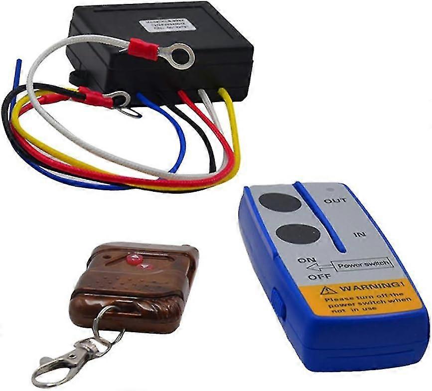 Wireless Universal Switch Remote Control Kit, 12 V Winch Receiver, Car Switch Timer For Light