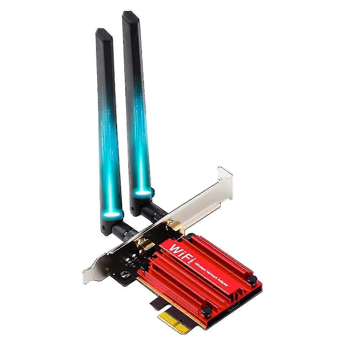 Wifi 6 Bluetooth 5.2 Wifi Network Card Supports -band, Ofdma & -mimo, Ultra-low Latency, Wpa3, Low-