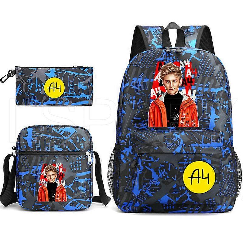 جديد A4 فلاد المراهقين طالب حقائب مدرسية نساء رجال كمبيوتر محمول حقيبة سفر فتى فتاة أطفال حقائب الكتب المدرسية