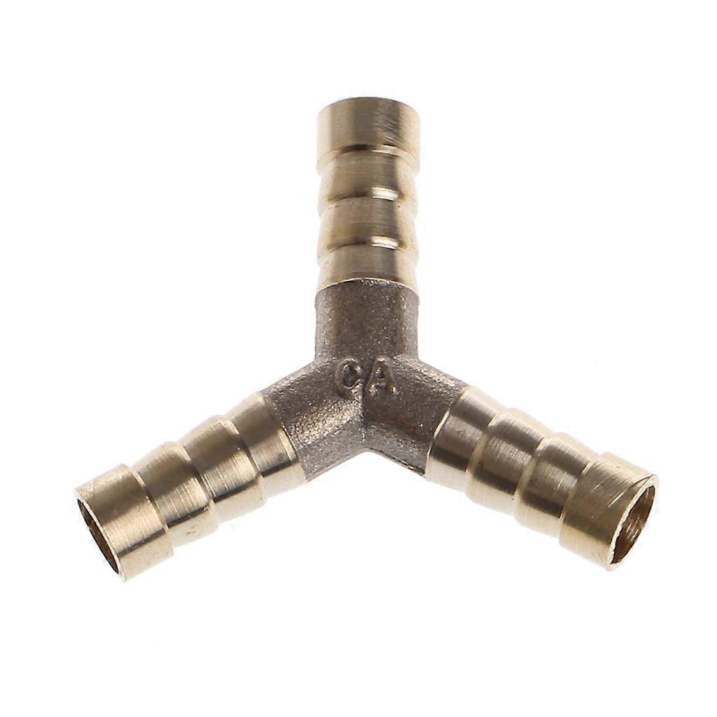 Reducing Barb Hose Fitting 3 Way Joint Splicer Brass Y Shape Pipe Fittings