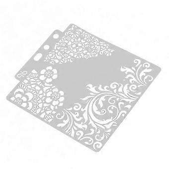 Blume Schablonen Schablone Malerei Scrapbooking Prägen Stempeln Album Karte DIY