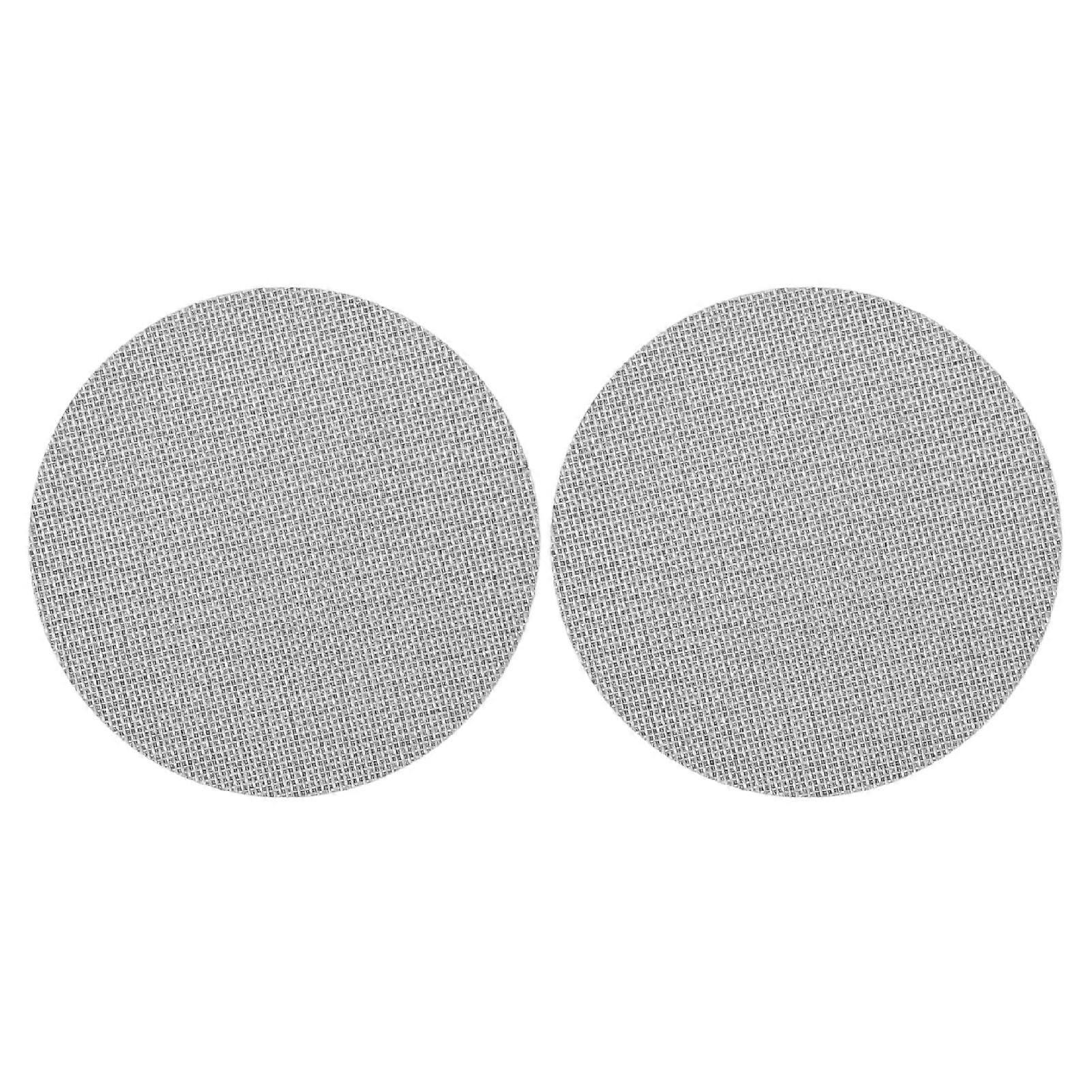 2pcs Puck Screen Double Layer 1.7mm Thickness 150um Stainless Steel Reusable Puck Filter Screen for Portafilter Filter Basket 51mm / 2.0in