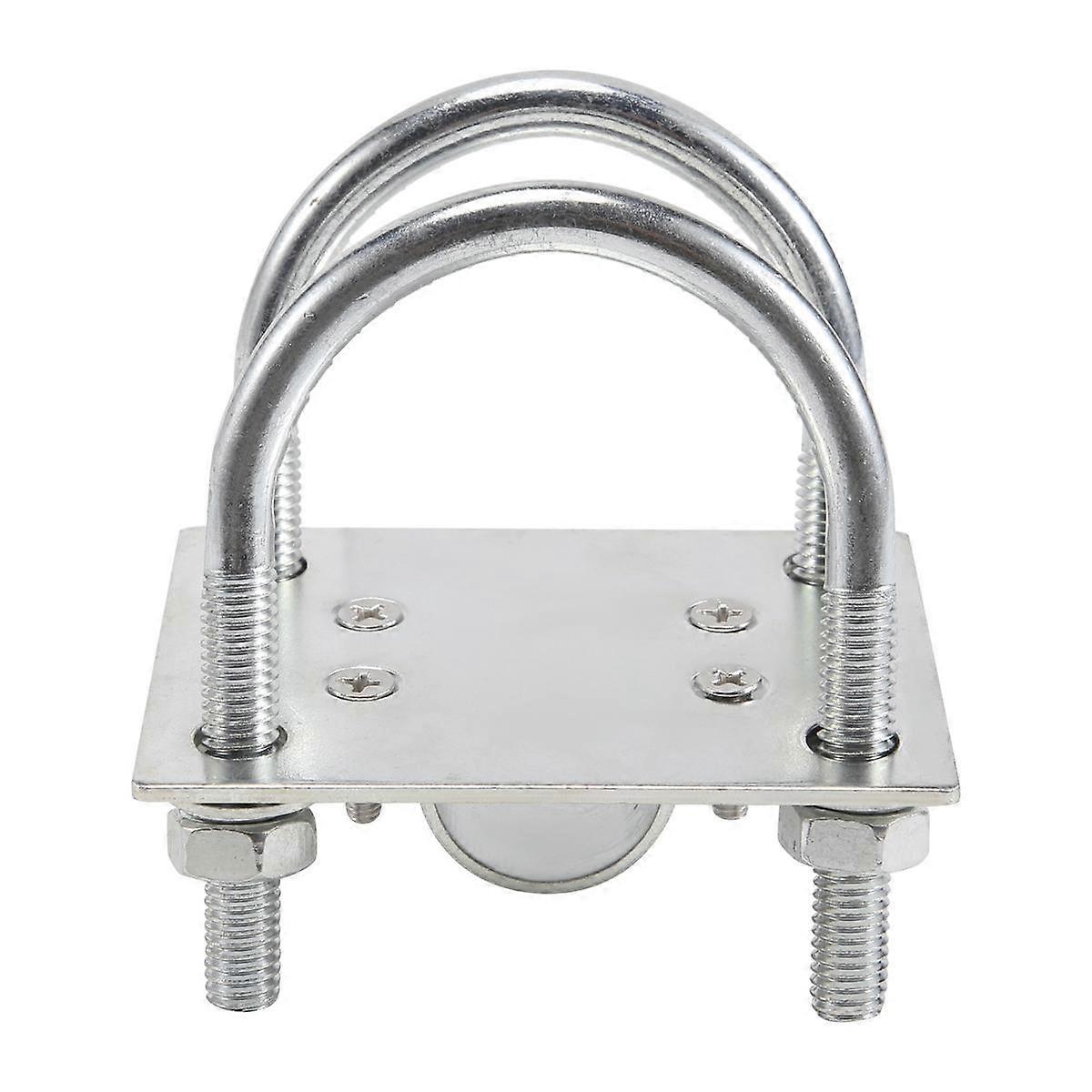 Antenna Mast Clamp Bracket with U-Bolts Anti-Rust Clamp Panel Pipe Mounting Hardware for Outdoor LoRa Antenna Helium