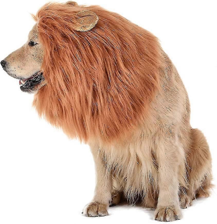 Realistic And Funny Dog Lion's Mane, Lion's Mane Wig For Medium To Large Dogs