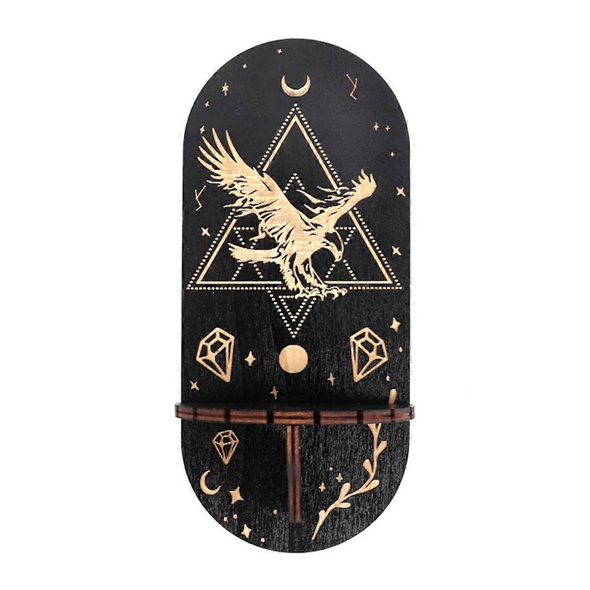 Crystal Stone Display Shelf, Elegant Crystal Wall Shelf, Home Wall Decorations for Space Saving Room for Thinking,C