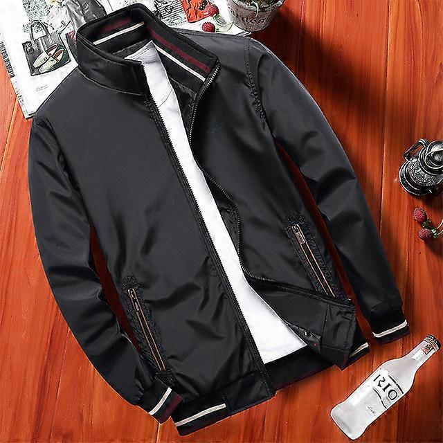Jaquetas Masculinas de Outono Casual Masculino Casaco Windbreaker Moda Masculina Stand Collar Jaqueta de Beisebol Traf Zara Homme Jaqueta Masculina